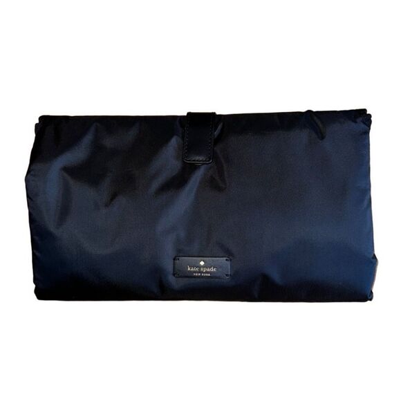 kate spade Accessories - Kate Spade Portable Packable Black Diaper Changing Pad with Pockets